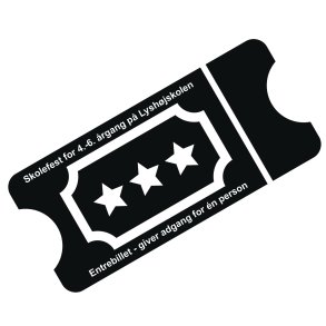 Skolefest for 4.-6. �rgang p� Lysh�jskolen - Entrebillet