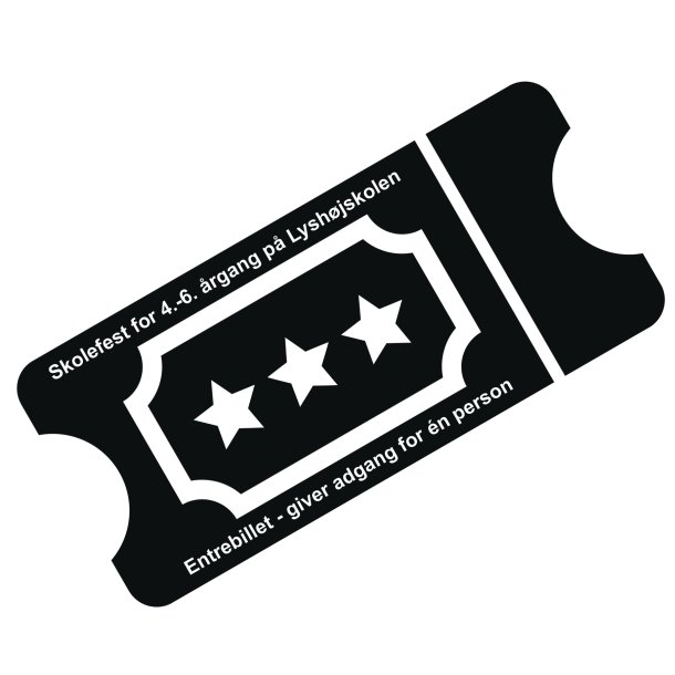 Skolefest for 4.-6. �rgang p� Lysh�jskolen - Entrebillet