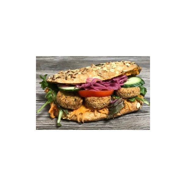 Sandwich med falafel