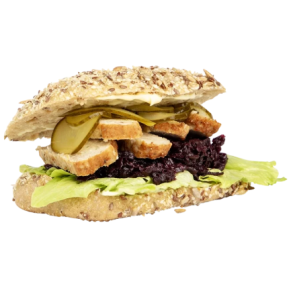 Sandwich med frikadelle