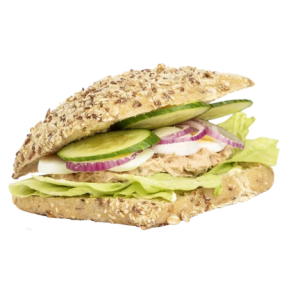 Sandwich med tun og �g